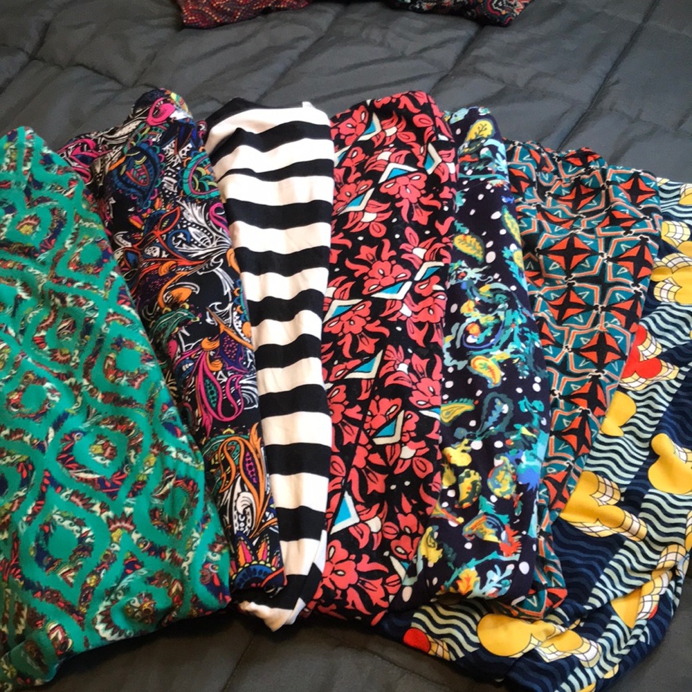 LuLaRoe legging bundle size tall/curvy